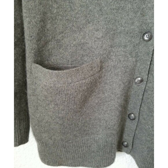 $2198 Ralph Lauren purple label runway sweater button down removable fur collar - Picture 4 of 8